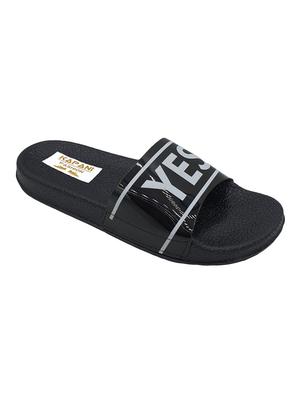 black slip on flip flop - 17126242 - Standard Image - 2