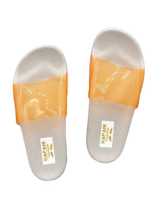 orange slip on flip flop - 17126243 - Standard Image - 1