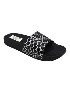 black slip on flip flop - 17126248 - Standard Image - 2