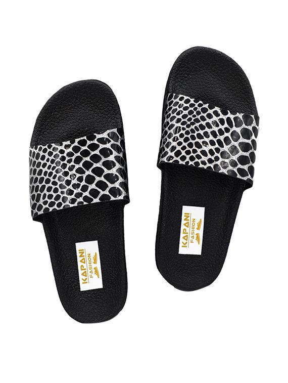 black slip on flip flop - 17126248 - Zoom Image - 1