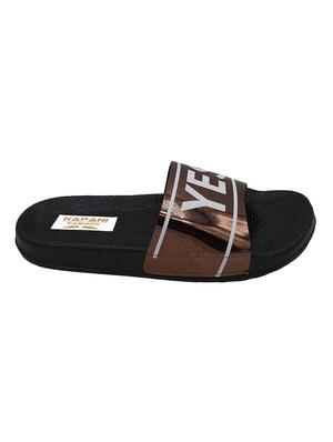 black slip on flip flop - 17126263 - Standard Image - 3