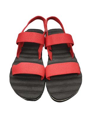 red rubber slip on sandals - 17126273 - Standard Image - 4