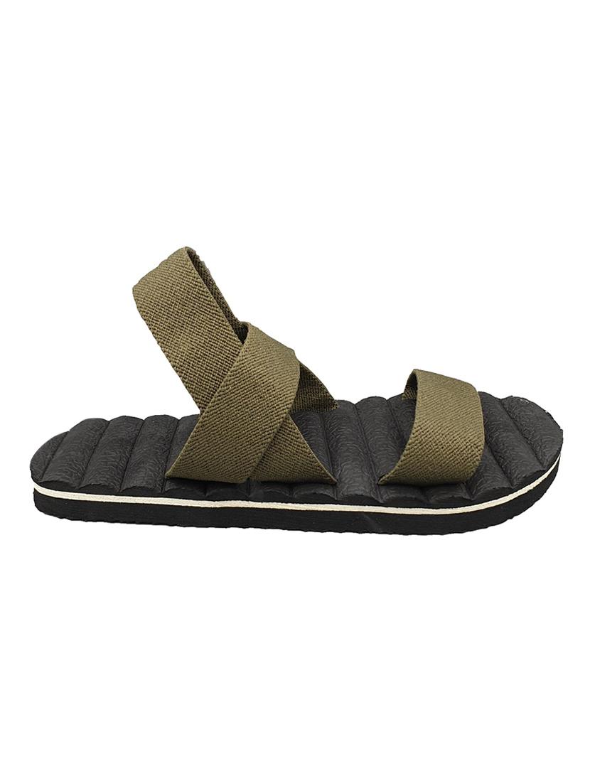 green rubber slip on sandals - 17126275 - Zoom Image - 2