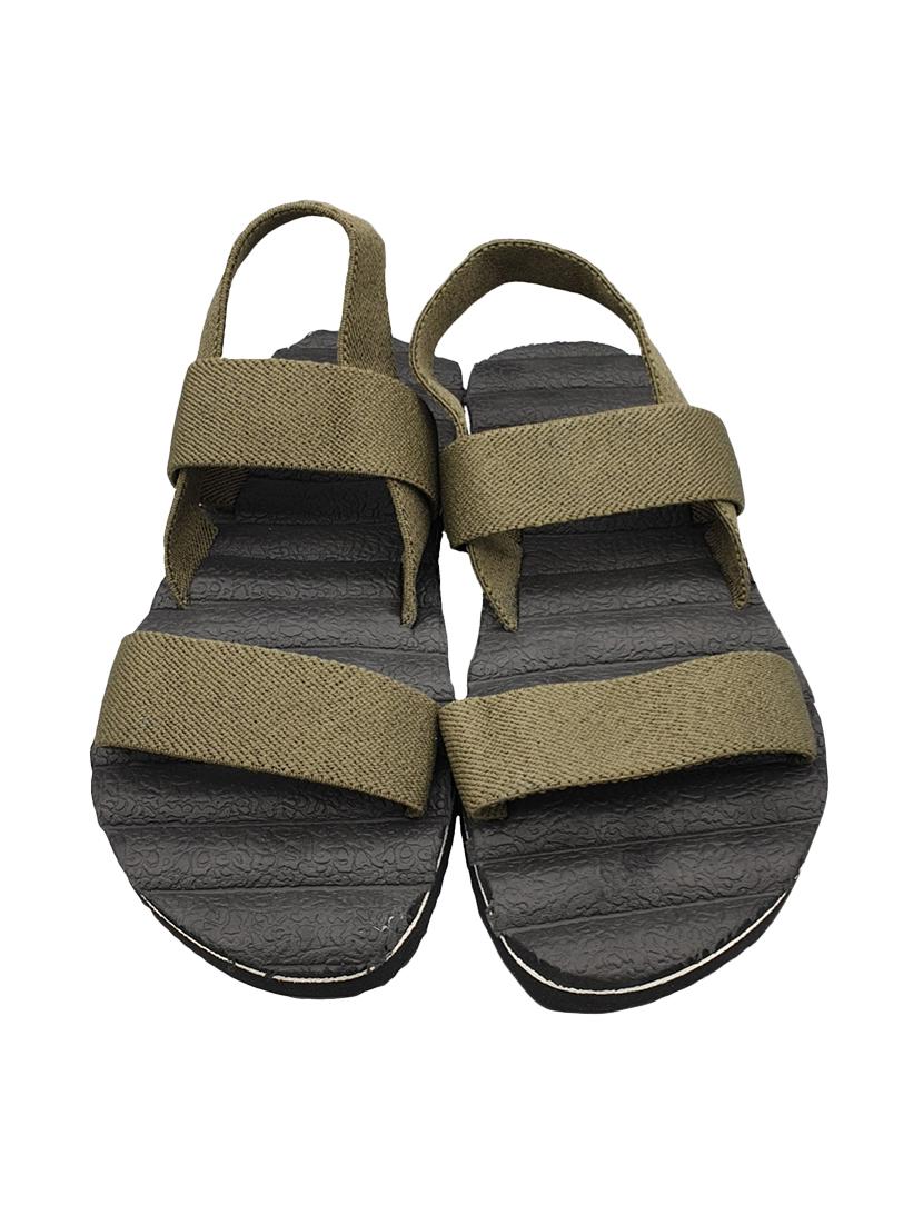 green rubber slip on sandals - 17126275 - Zoom Image - 4