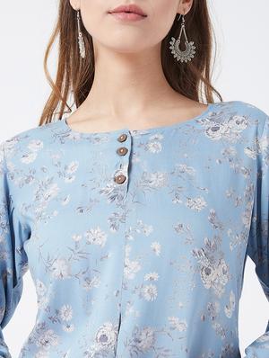 floral straight kurti - 17127061 - Standard Image - 6