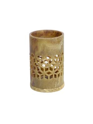 handcarved marbel tea light holder - 17127071 - Standard Image - 3
