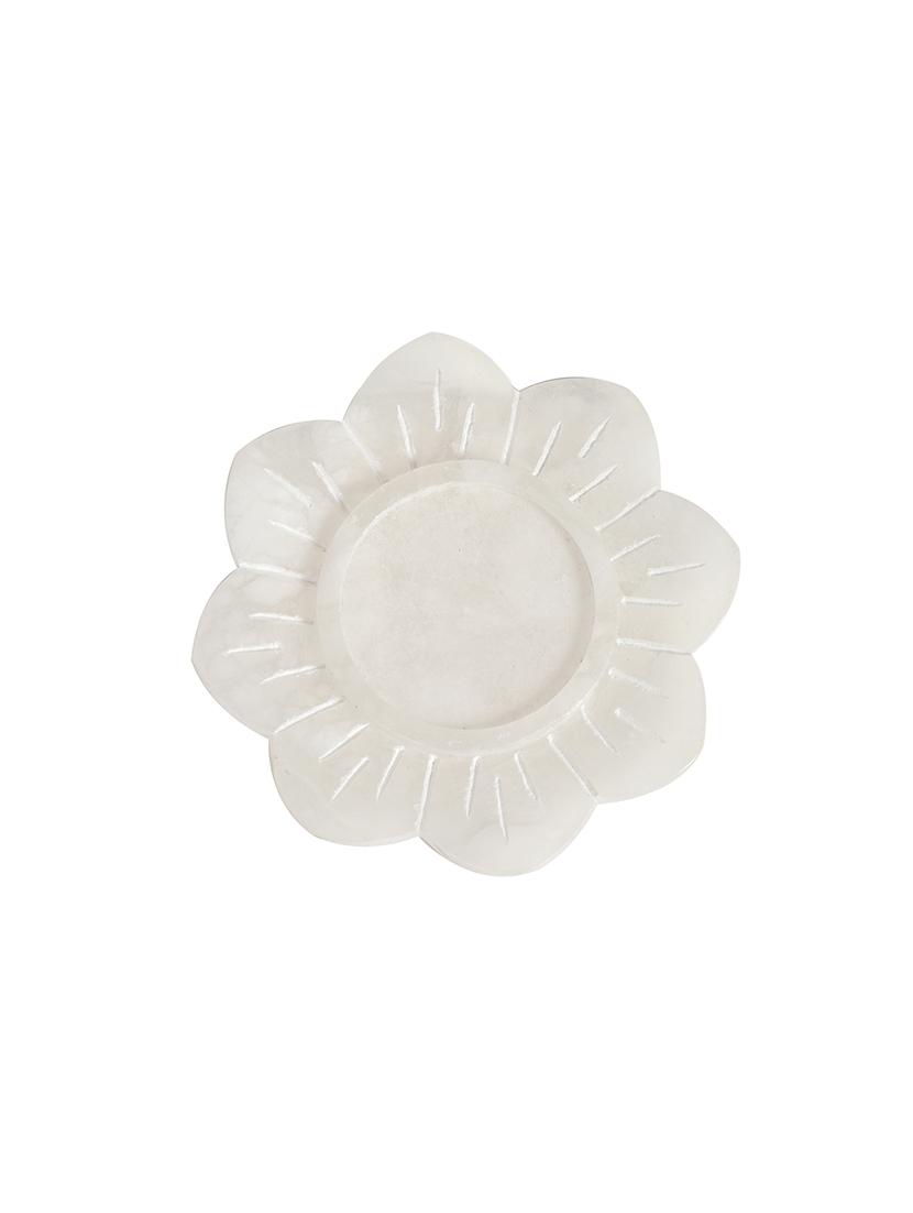 lotus design tea light handcrafted marble holder - 17127072 - Zoom Image - 4