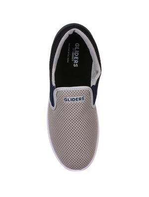 grey pvc slip on casual shoes - 17127143 - Standard Image - 4