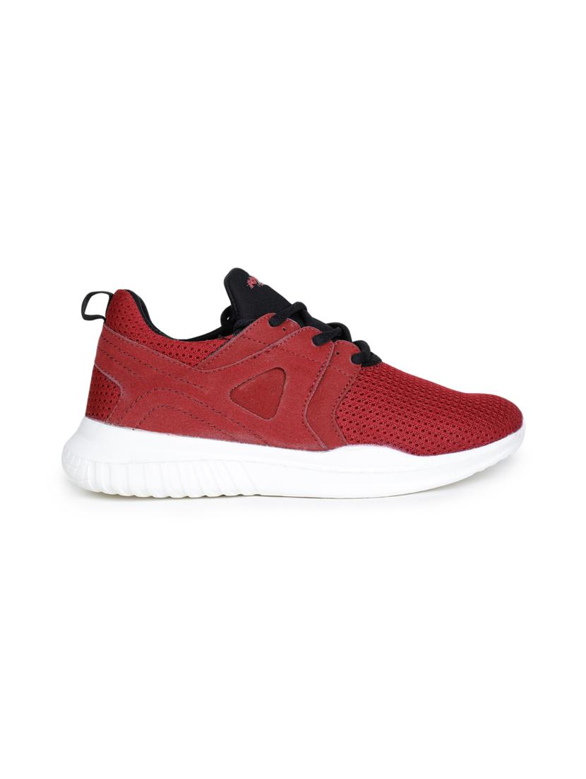 maroon suede sport shoes - 17127153 - Zoom Image - 2