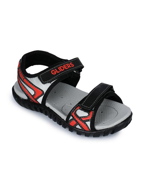 red pu back strap floaters - 17127216 - Standard Image - 1