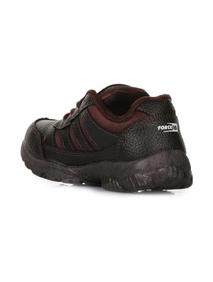 brown pu lace up shoes - 17127218 - Standard Image - 3