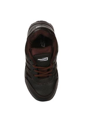 brown pu lace up shoes - 17127218 - Standard Image - 5