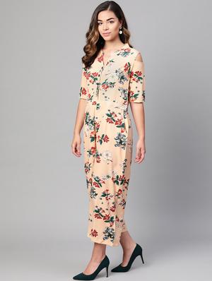 floral full leg jumpsuit - 17127262 - Standard Image - 2
