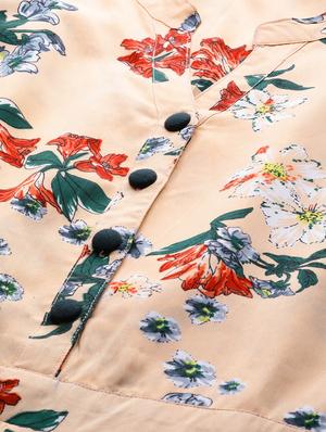 floral full leg jumpsuit - 17127262 - Standard Image - 4