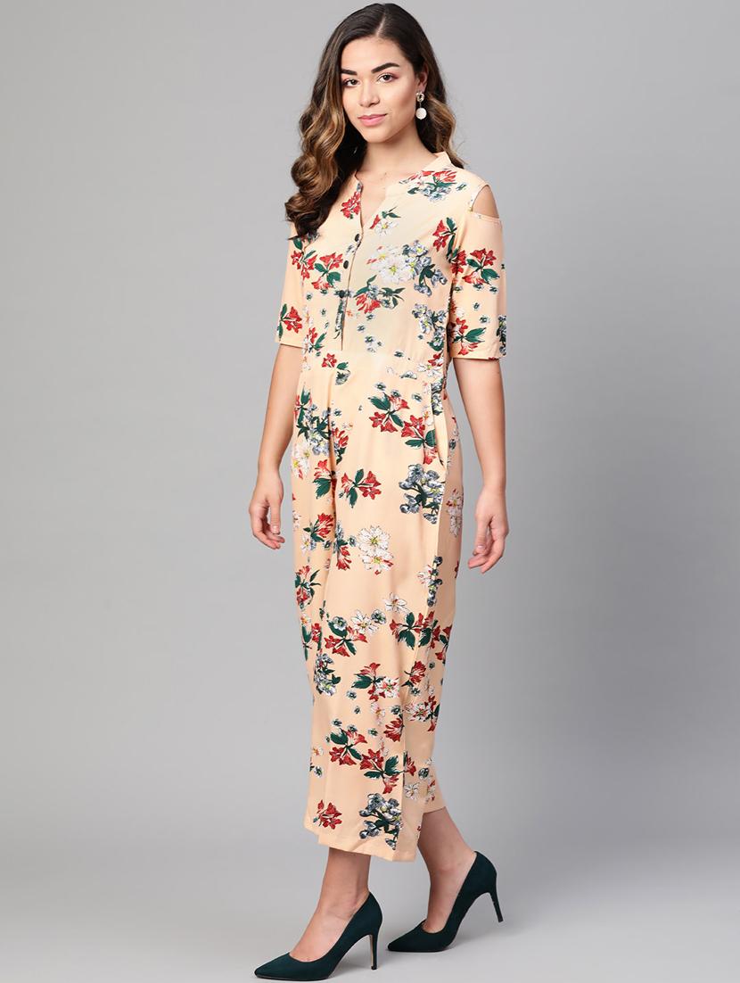 floral full leg jumpsuit - 17127262 - Zoom Image - 2