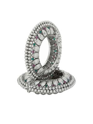 silver tone bangle - 17127991 - Standard Image - 2