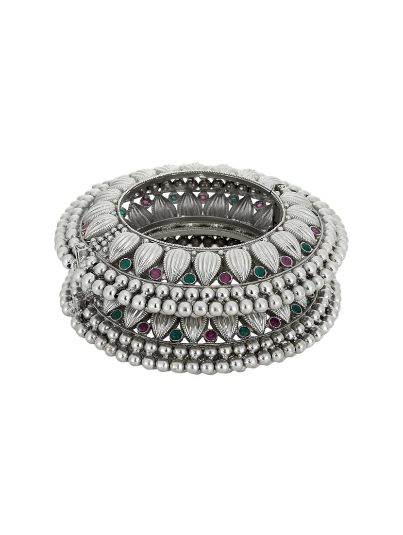 silver tone bangle - 17127991 - Zoom Image - 1