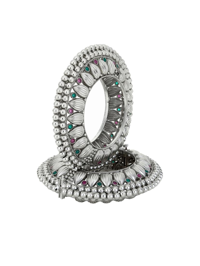 silver tone bangle - 17127991 - Zoom Image - 2