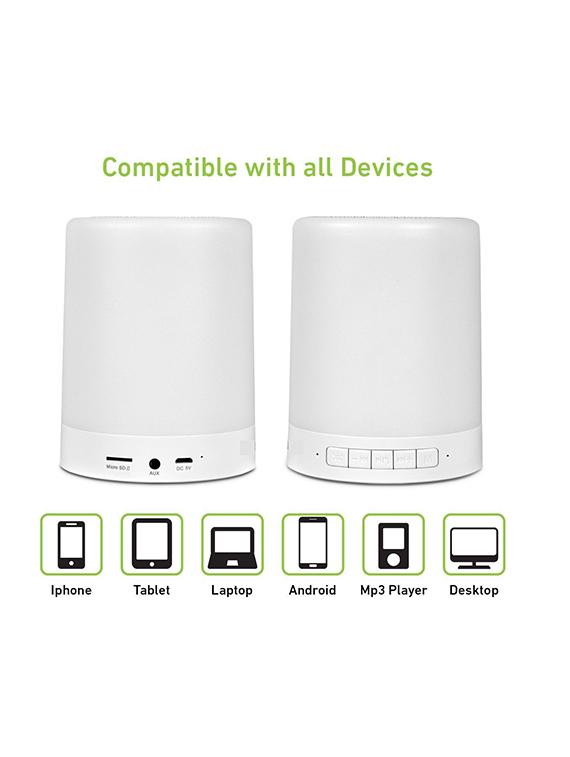led touch lamp bluetooth speaker, wireless hifi speaker - 17128288 - Zoom Image - 1