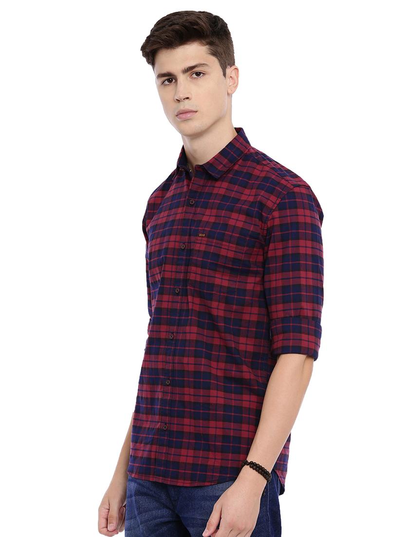 red checkered casual shirt - 17129074 - Zoom Image - 2