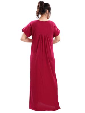 embroidered maxi gown - 17129424 - Standard Image - 3