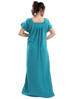 embroidered maxi gown - 17129429 - Standard Image - 3