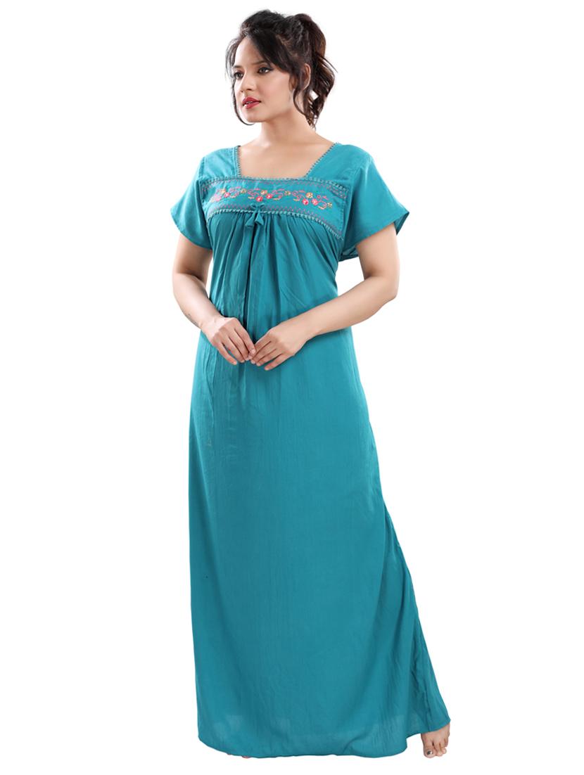 embroidered maxi gown - 17129429 - Zoom Image - 2