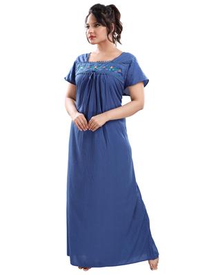 embroidered maxi gown - 17129430 - Standard Image - 2