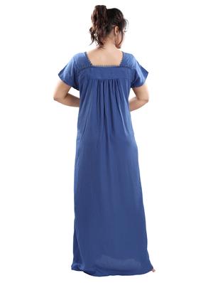 embroidered maxi gown - 17129430 - Standard Image - 3