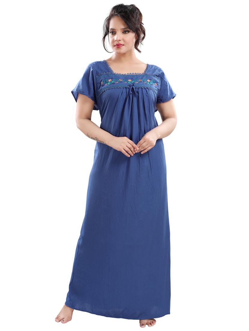 embroidered maxi gown - 17129430 - Zoom Image - 1