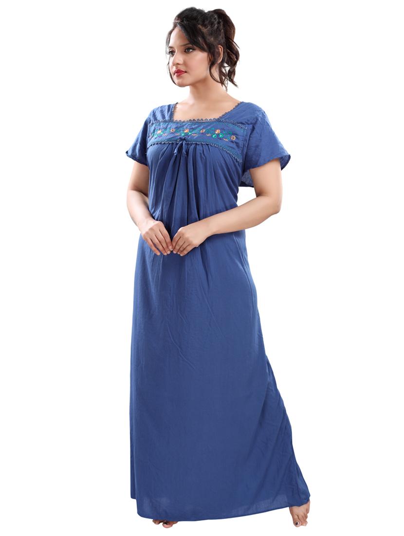embroidered maxi gown - 17129430 - Zoom Image - 2