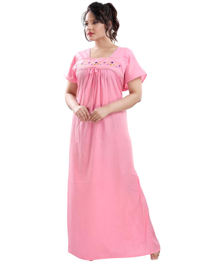 embroidered nightwear gown - 17129436 - Zoom Image - 2