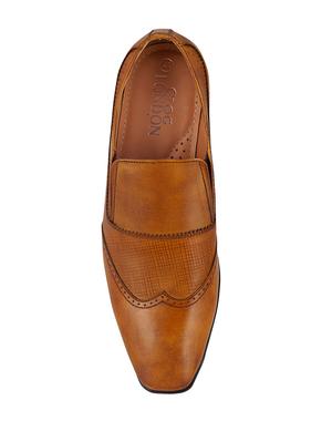 tan slip on shoes - 17129563 - Standard Image - 3