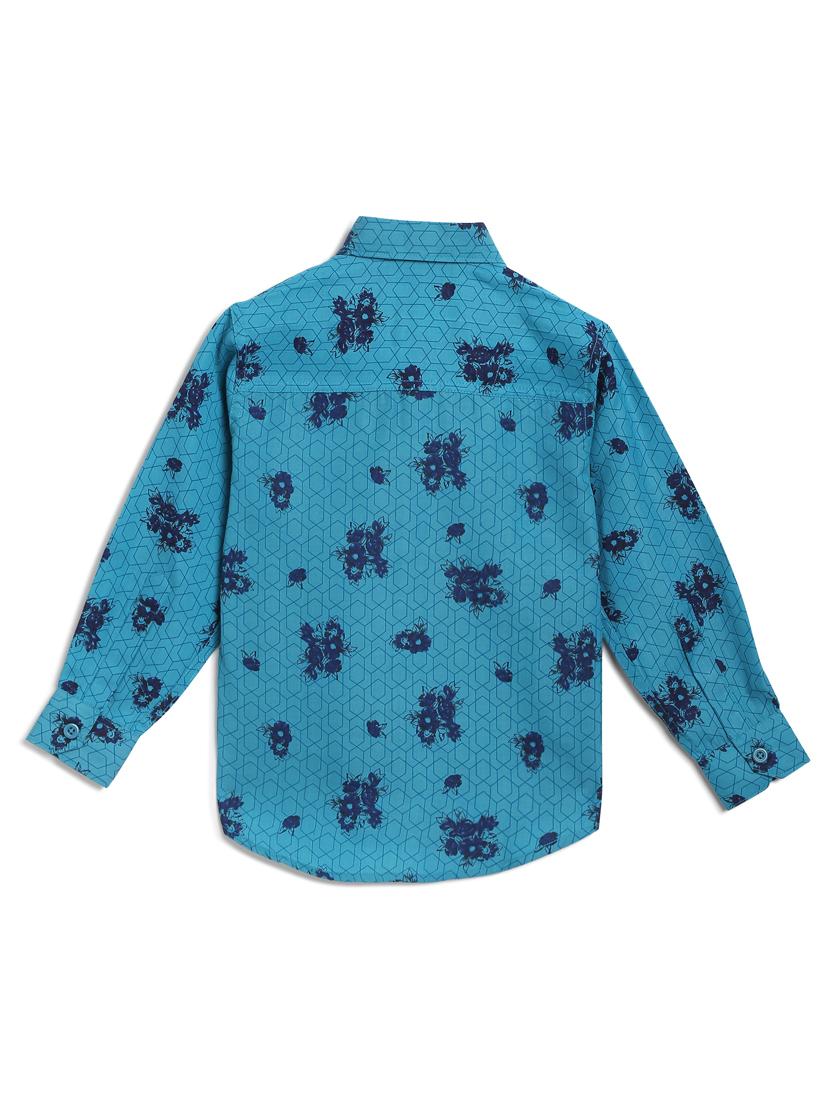 light blue cotton shirt - 17129896 - Zoom Image - 2