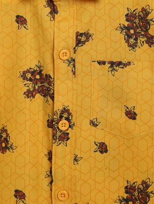 yellow cotton shirt - 17129898 - Standard Image - 3