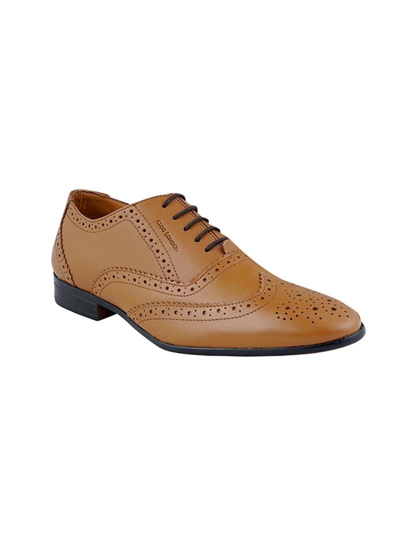 tan lace-up brouges - 17129924 - Zoom Image - 1