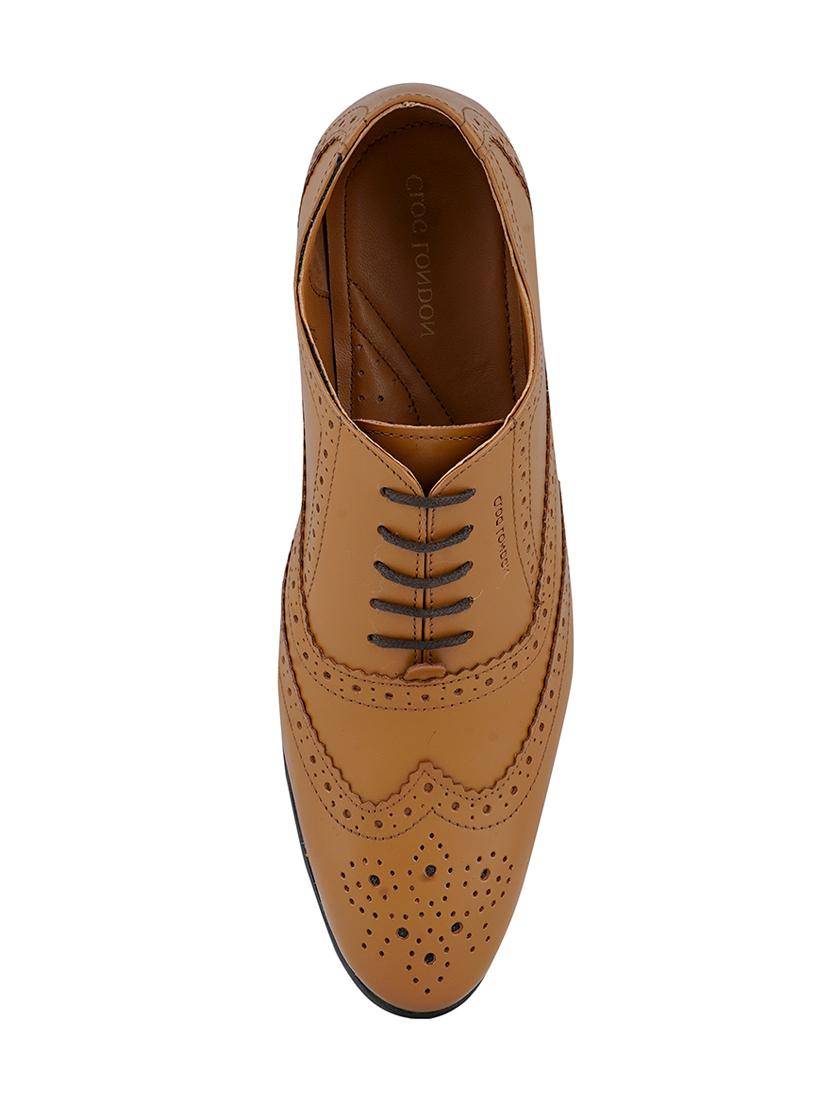 tan lace-up brouges - 17129924 - Zoom Image - 3