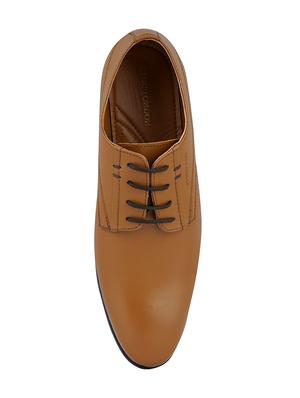 tan lace-up derbys - 17129934 - Standard Image - 3