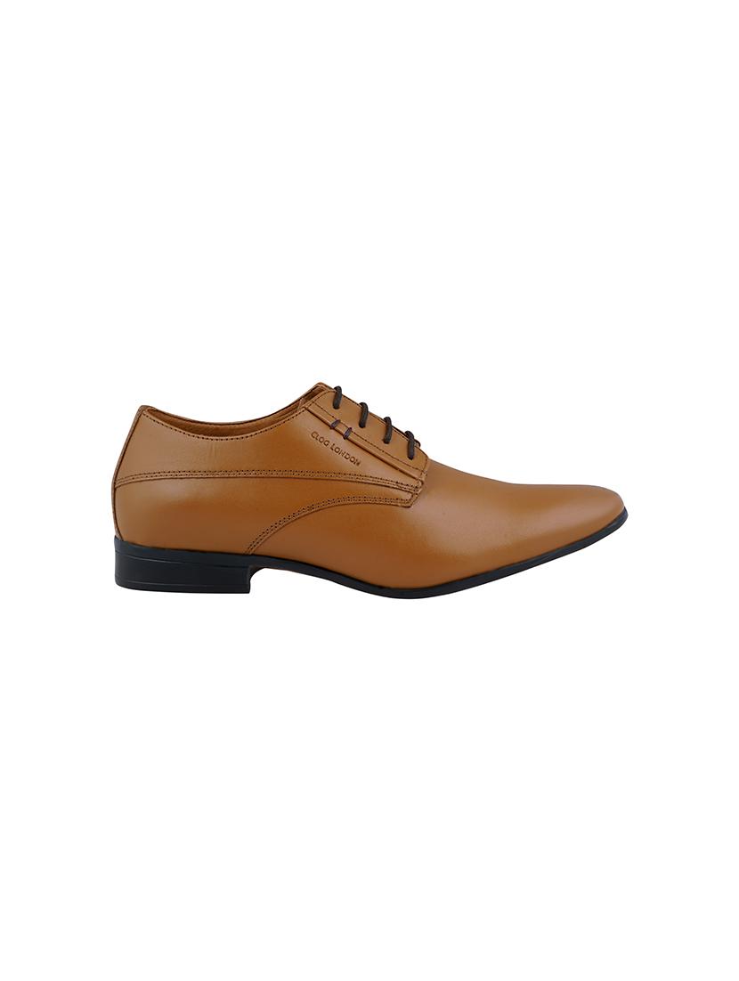 tan lace-up derbys - 17129934 - Zoom Image - 2