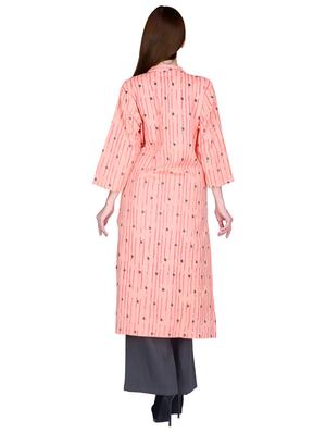 printed straight kurta - 17129960 - Standard Image - 3