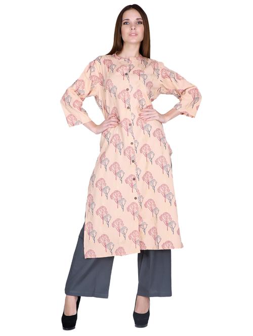 women's front slit kurta - 17129964 -  Standard Image - 0