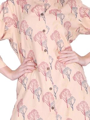 printed straight kurta - 17129964 - Standard Image - 4