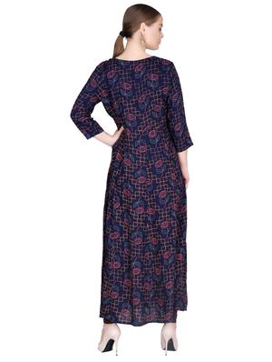 printed anarali kurta - 17129974 - Standard Image - 3