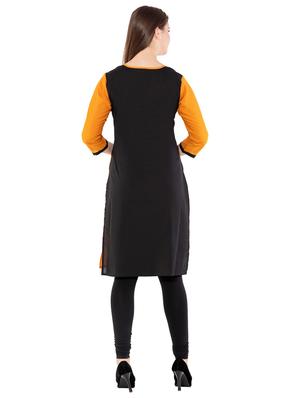 color block straight kurta - 17130031 - Standard Image - 3