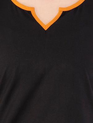 color block straight kurta - 17130031 - Standard Image - 4
