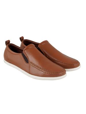 brown slip on shoes - 17130095 - Standard Image - 3