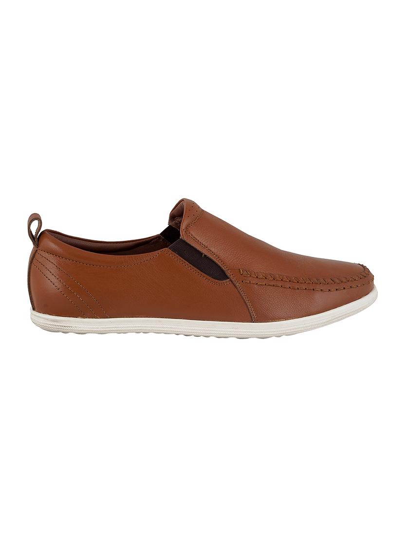 brown slip on shoes - 17130095 - Zoom Image - 2