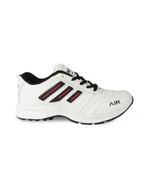 white lace up sport shoes - 17130264 - Standard Image - 2