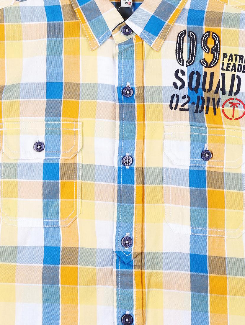 yellow cotton shirt - 17130492 - Zoom Image - 3
