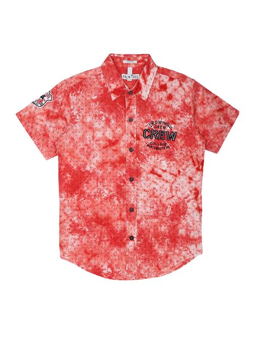 red cotton shirt - 17130497 - Standard Image - 1
